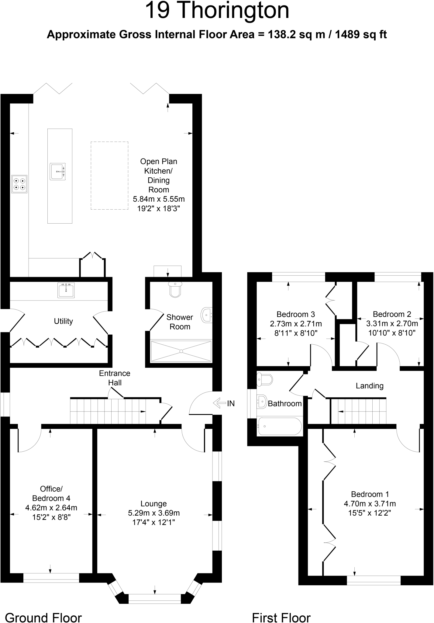 Thorington Avenue, Daws Heath floorplan
