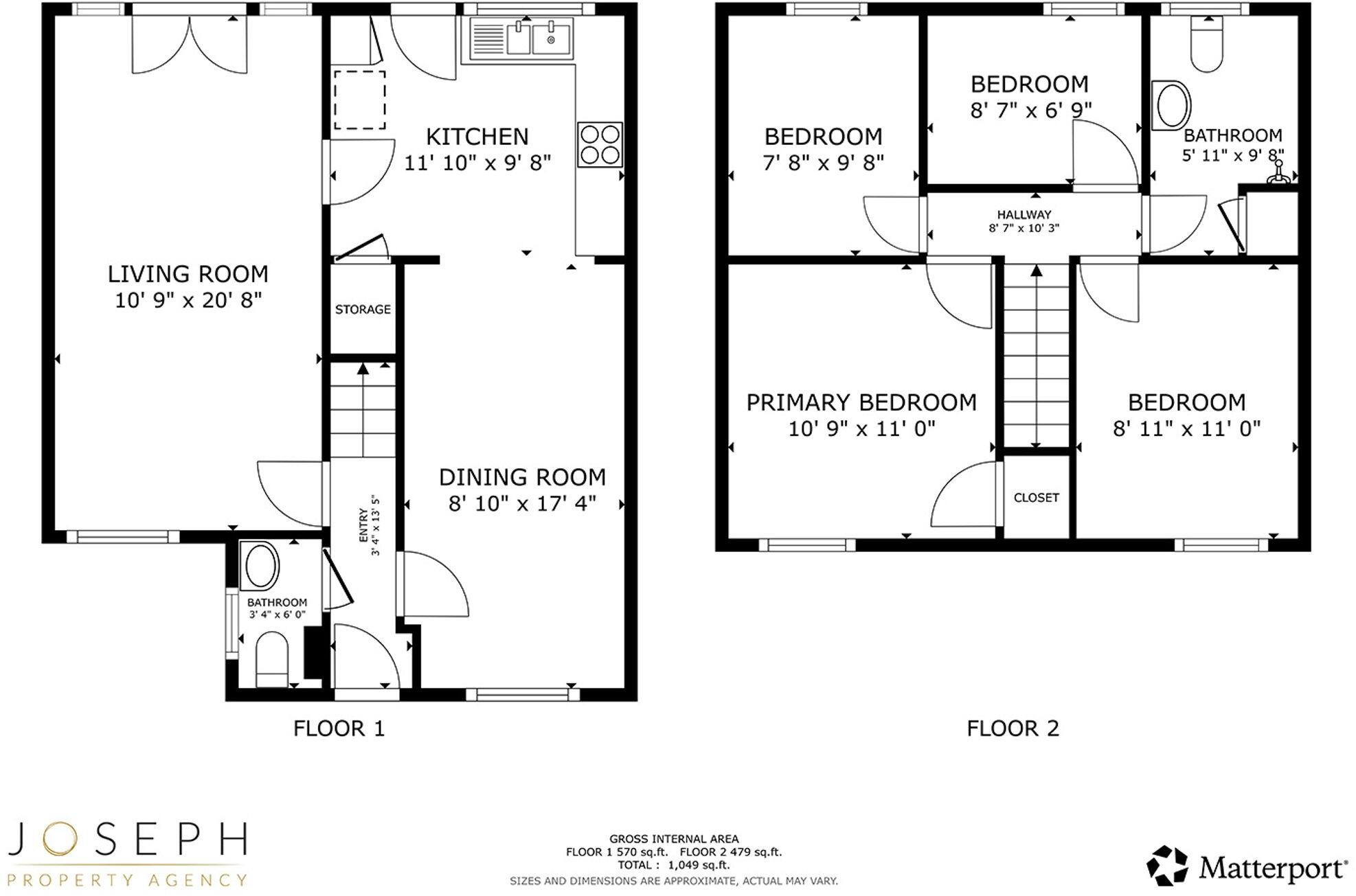 Leicester Close, Ipswich, IP2 floorplan