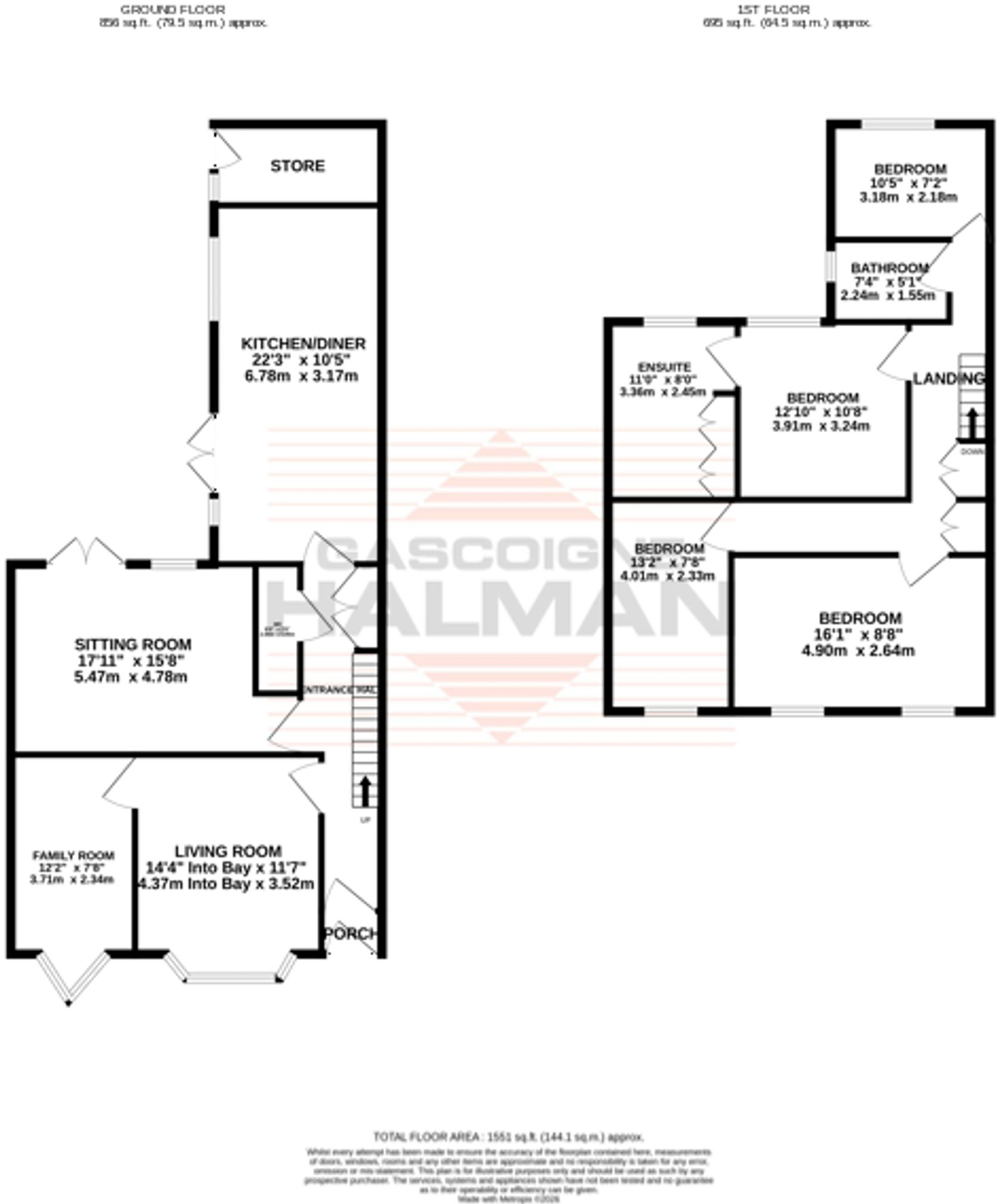 Carlton Road, Sale, M33 floorplan