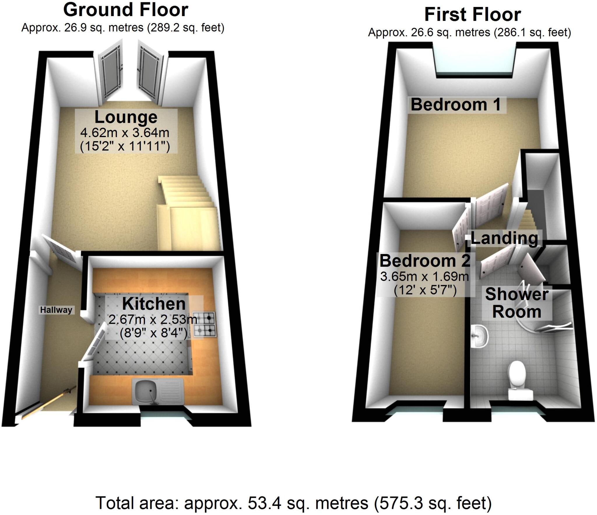 Old Scott Close, Birmingham floorplan