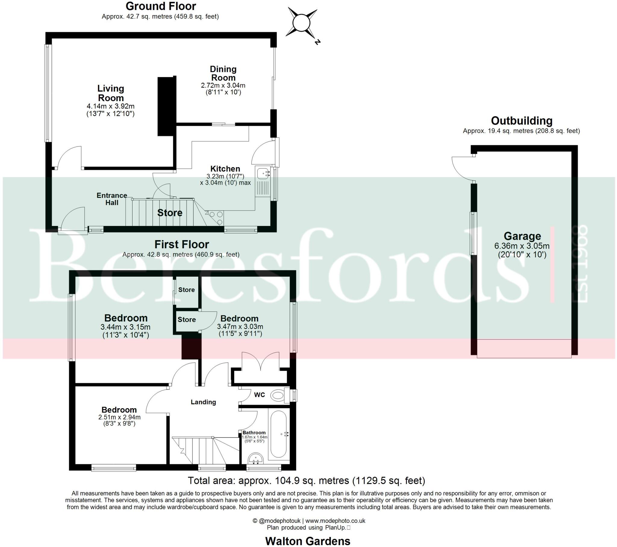 Walton Gardens, Hutton, CM13 floorplan