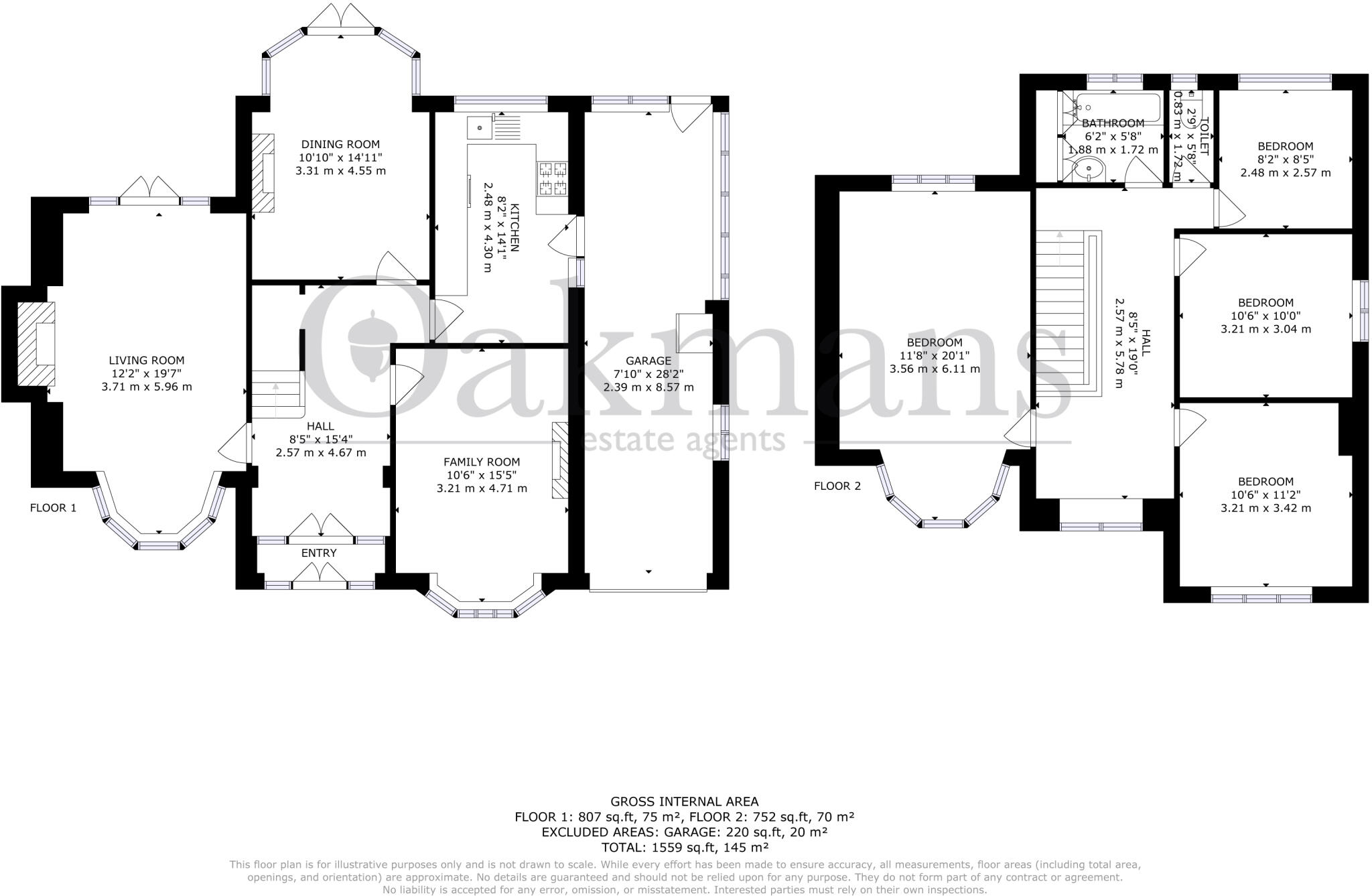Oakfield Road, Birmingham, B29 floorplan