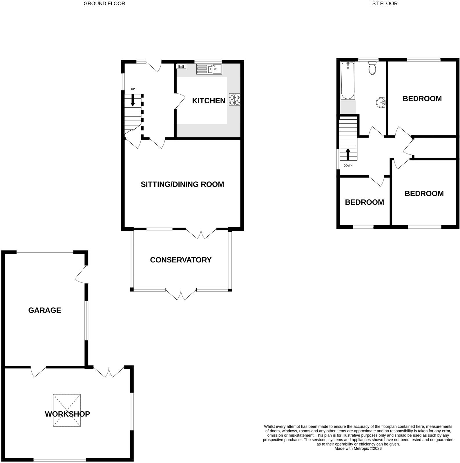 West Lea, Deal, CT14 floorplan