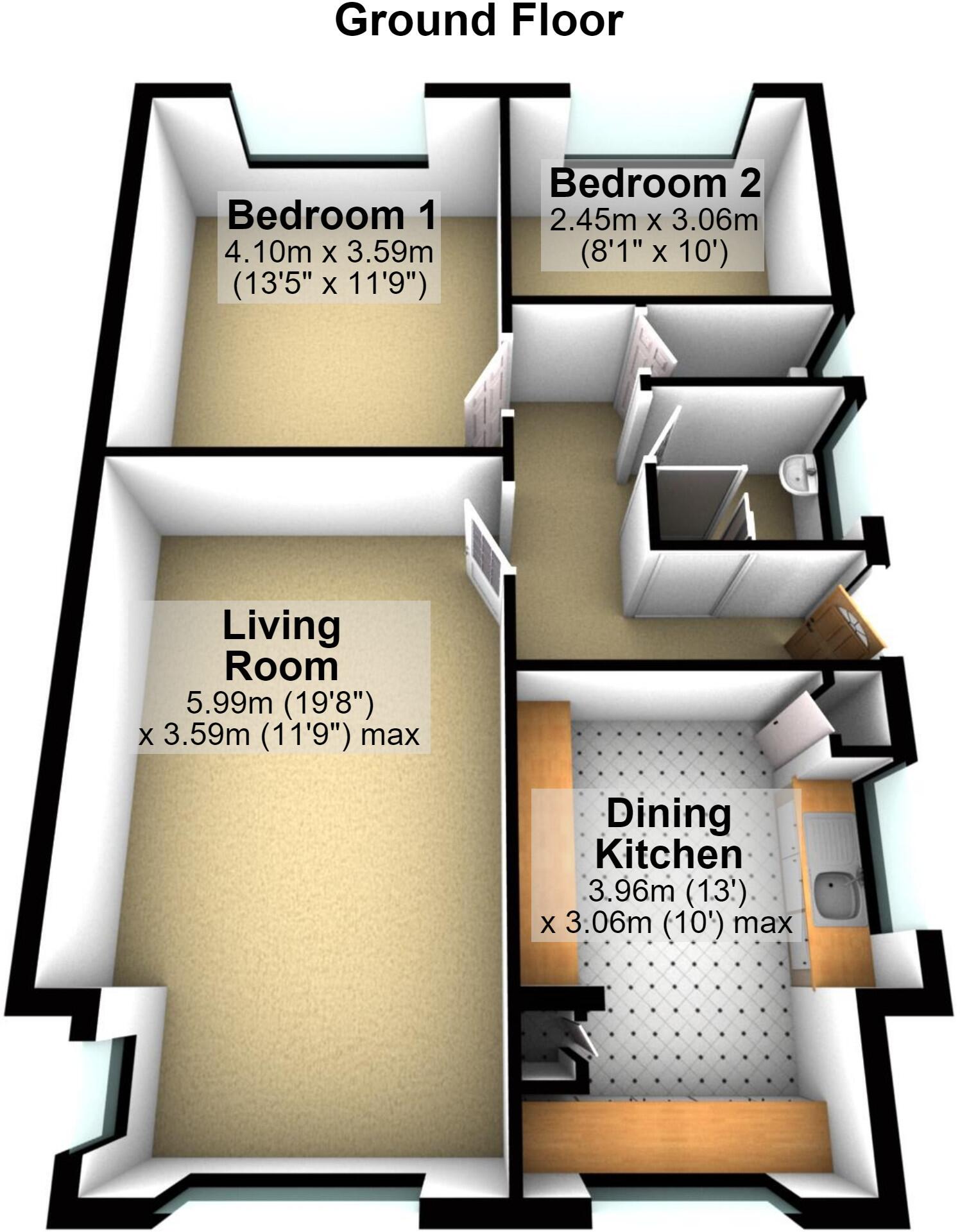 Halifax Road, Liversedge, WF15 floorplan