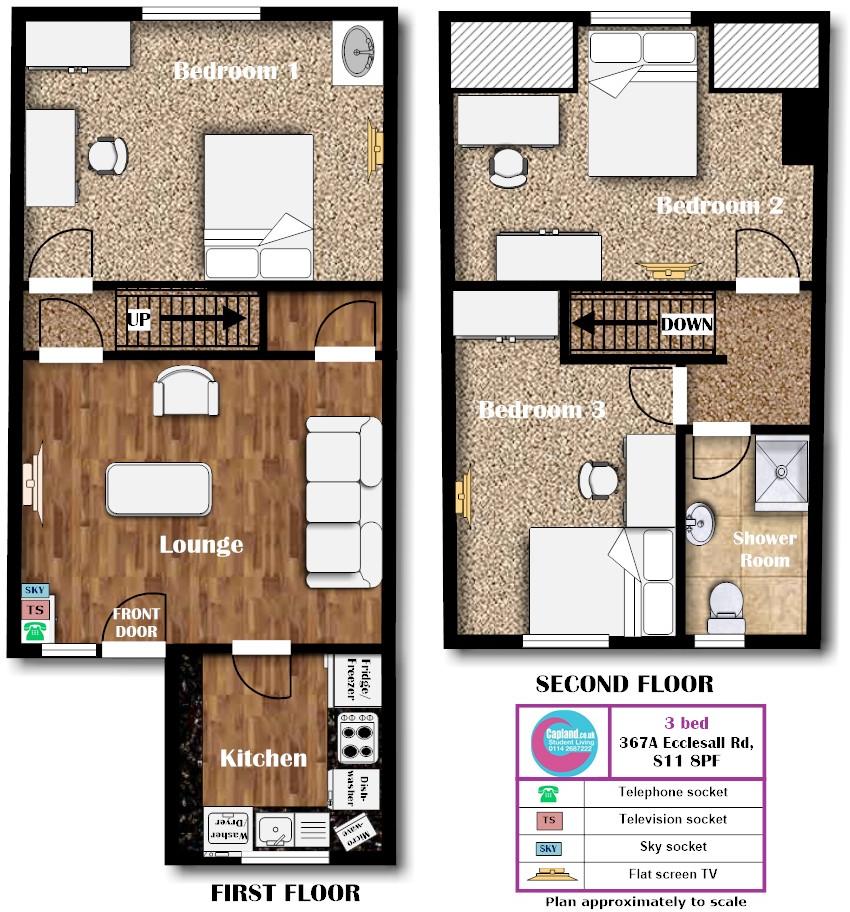 367A ECCLESALL ROAD- STUDENT PROPERTY -  From 01/07/26 until 27/06/27 floorplan