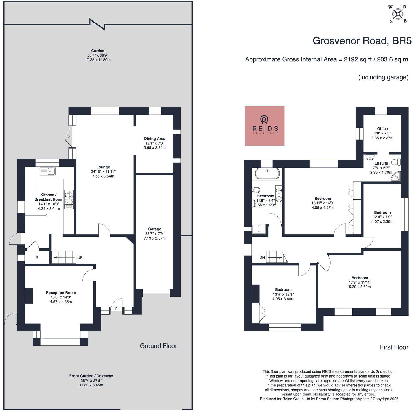 Grosvenor Road, Petts Wood, BR5 floorplan