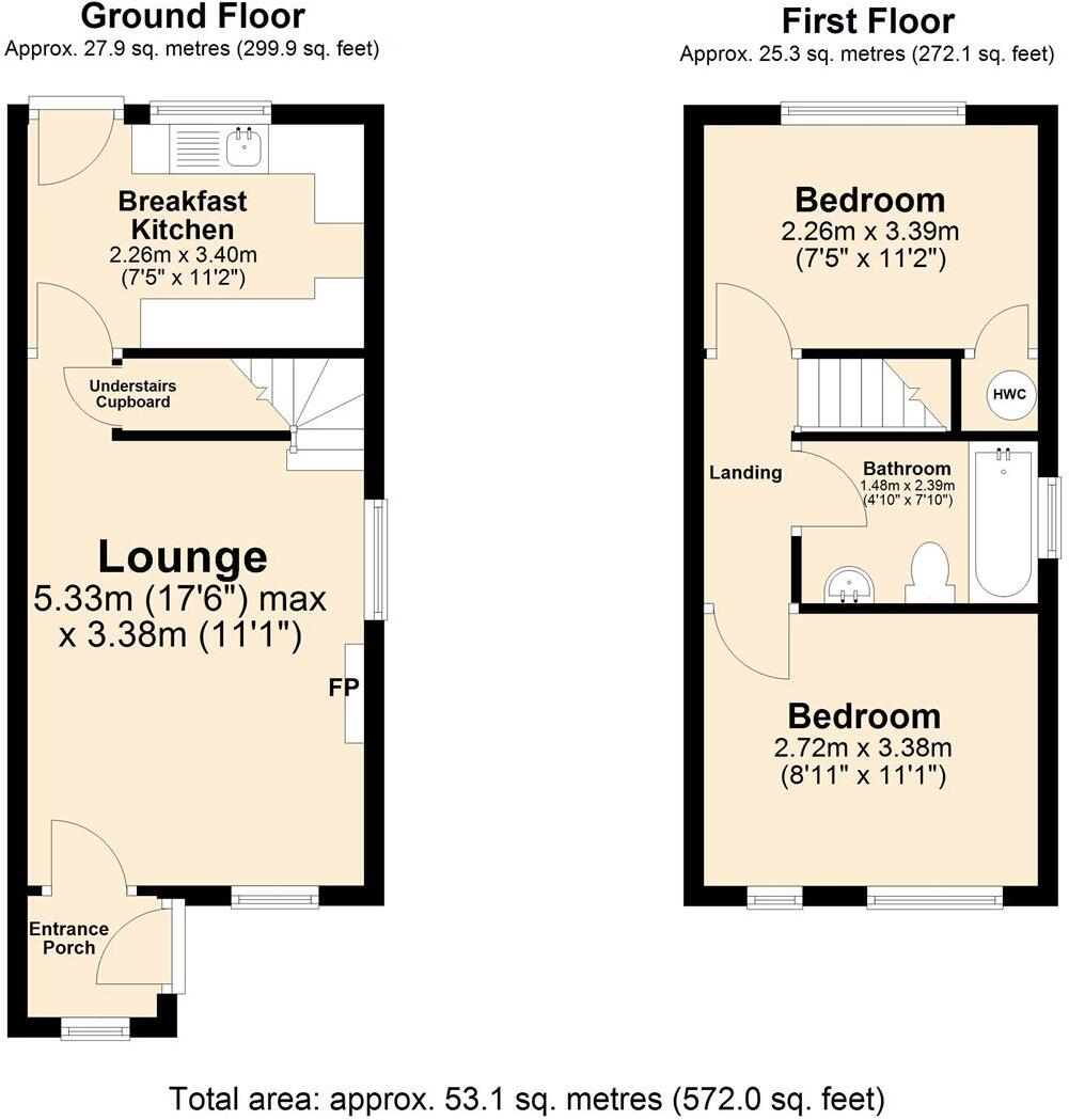 Upper Castle Street, Bradford, BD5 7RY floorplan