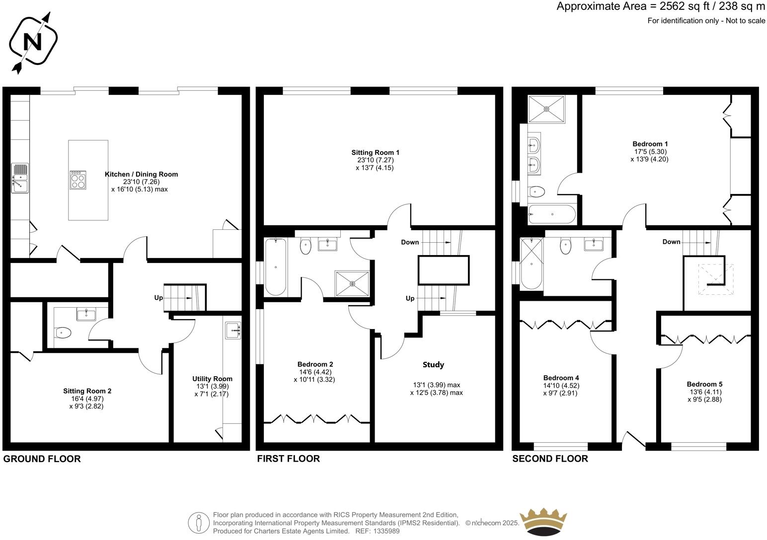 Wellhouse Lane, Headbourne Worthy, Winchester, Hampshire, SO23 floorplan