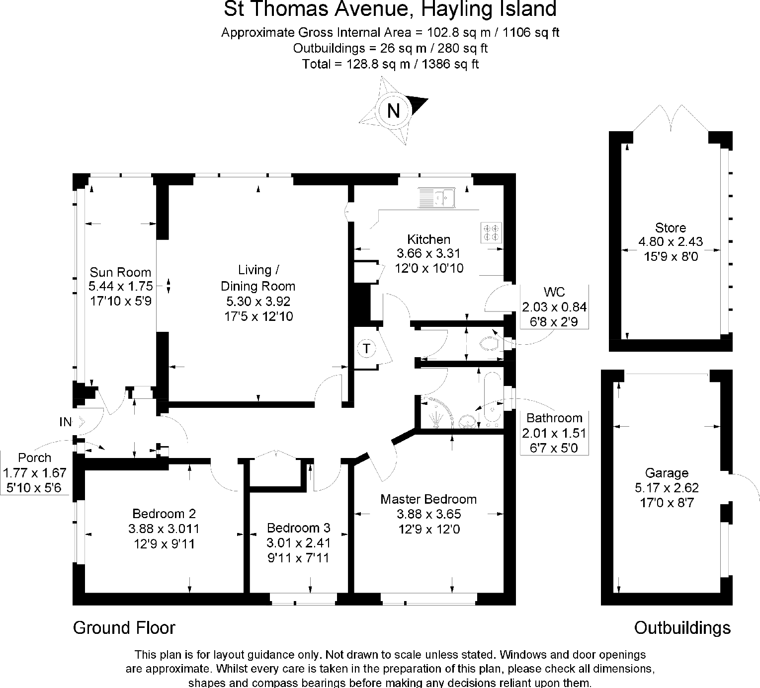 West Hayling floorplan