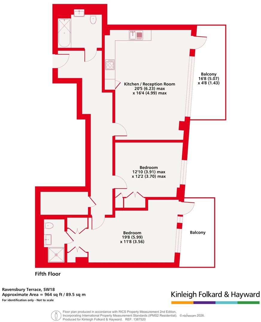 Ravensbury Terrace, Earlsfield, London, SW18 floorplan