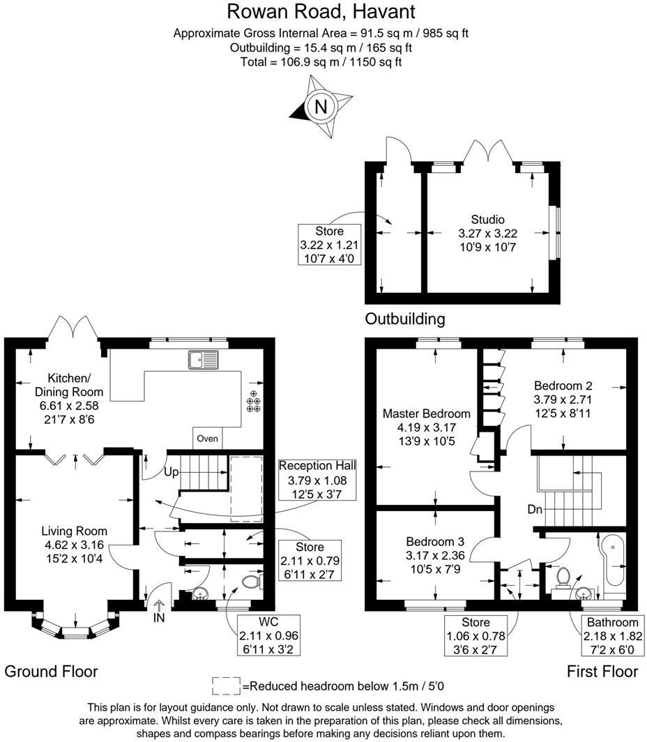 Rowan Road, Havant floorplan