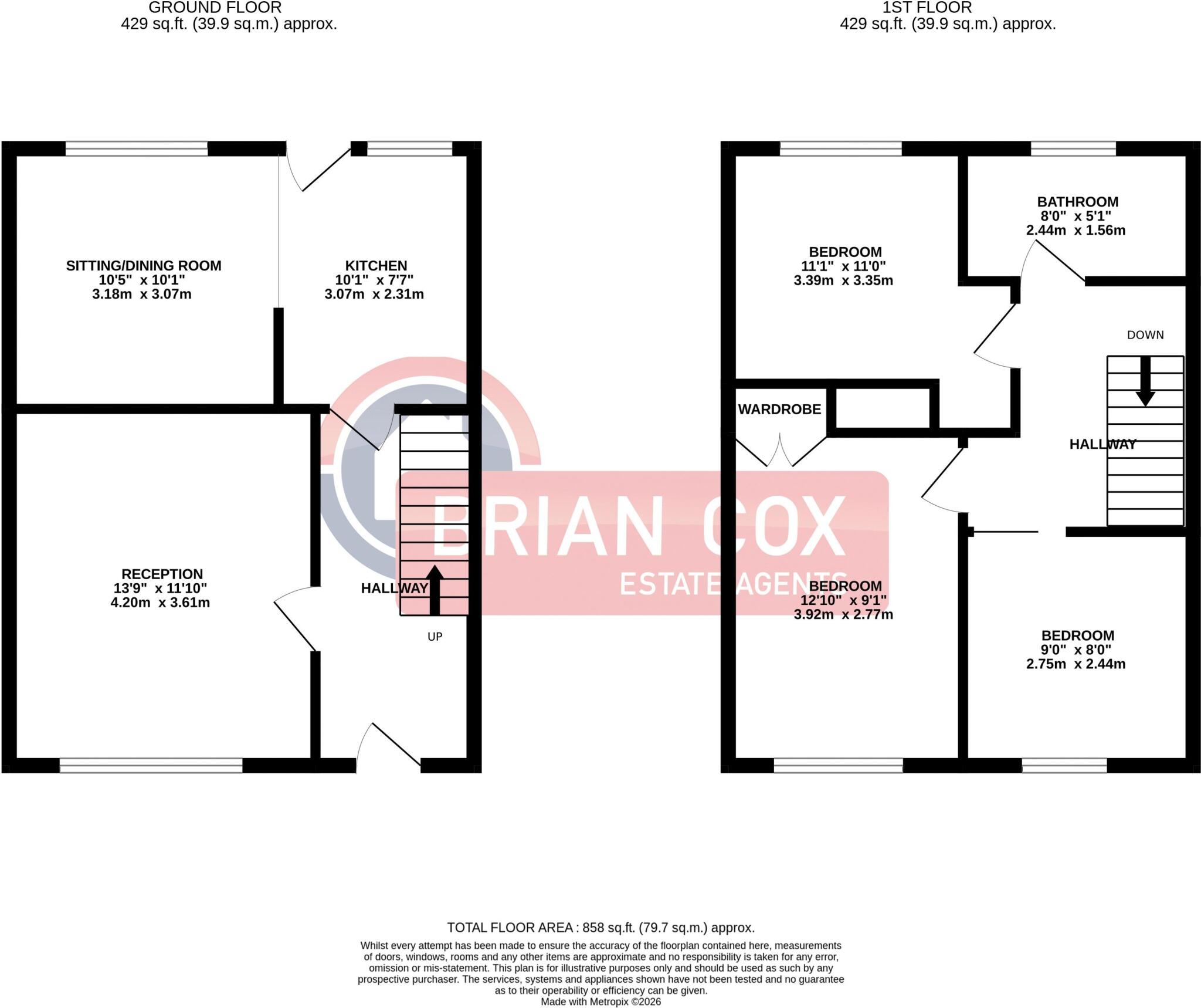 Court Mead, Northolt floorplan