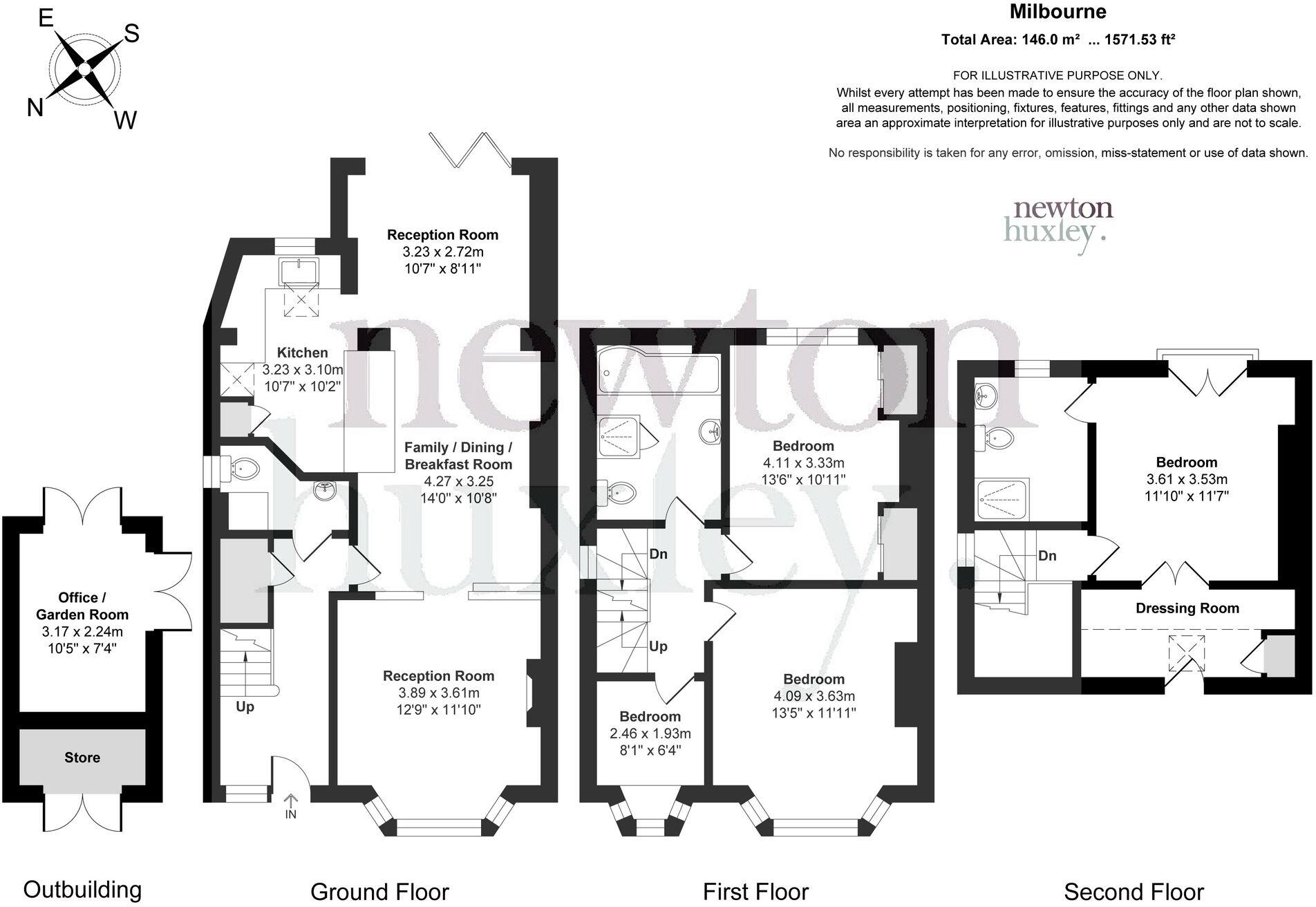 Milbourne Lane, Esher, KT10 floorplan