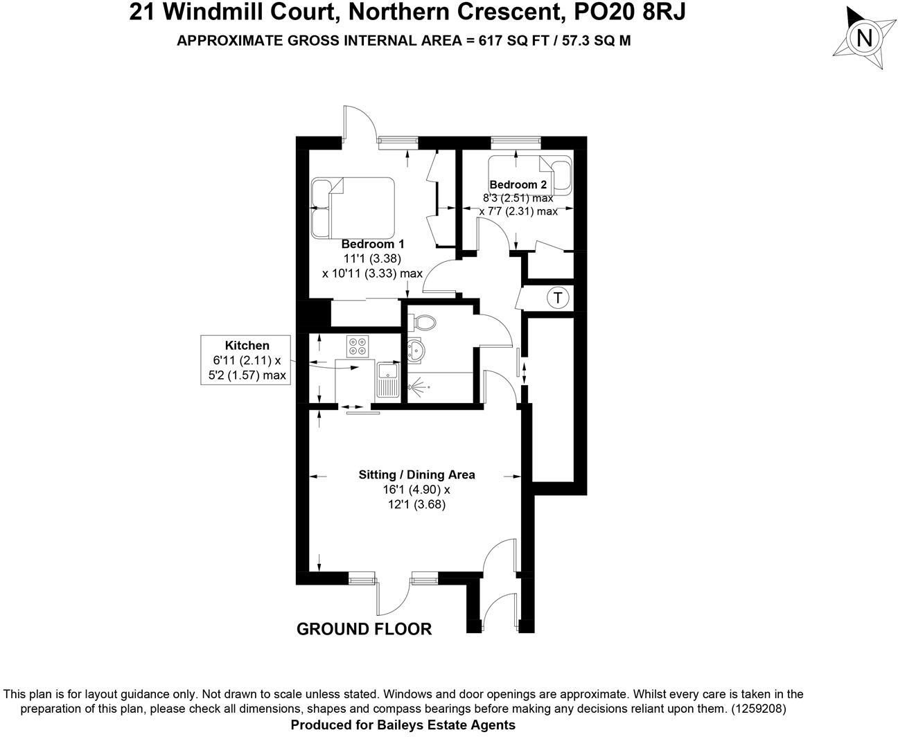Windmill Court, East Wittering, Chichester floorplan