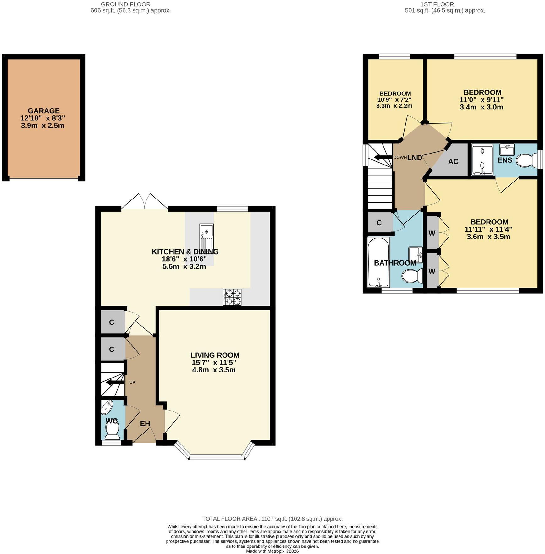 Brigginshaw Avenue, Worcester, WR2 floorplan