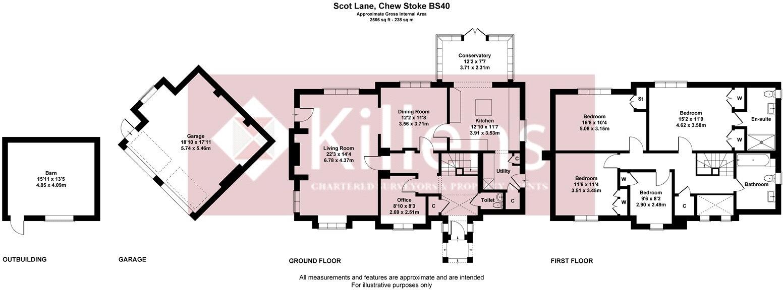 A Spacious Family Home in desirable Scot Lane, Chew Stoke floorplan