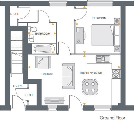 Zouch Road,
Hathern,
Leicestershire,
LE12 5JN floorplan