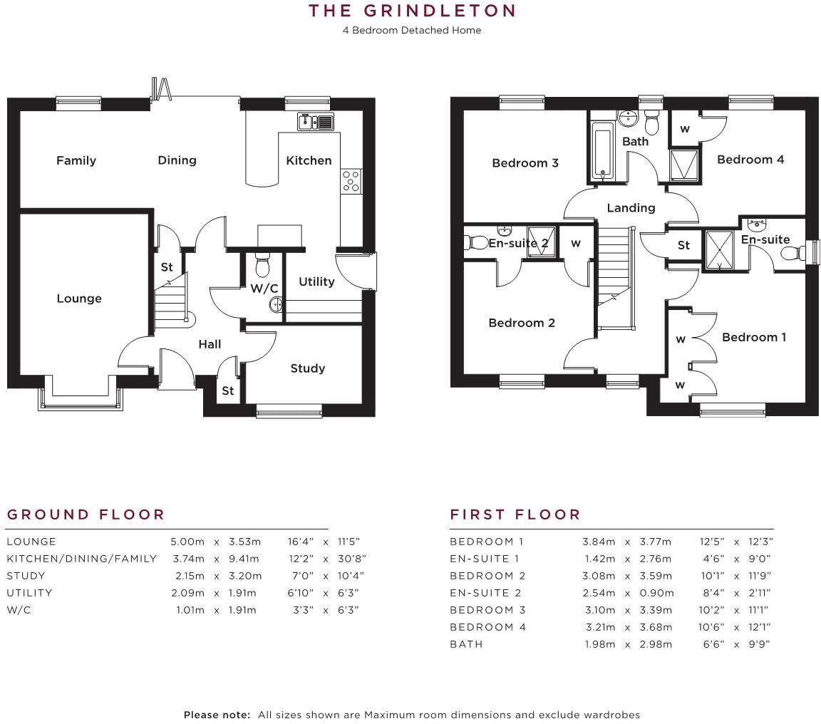 Plot 52 The Grindleton, Greenacres Farm floorplan