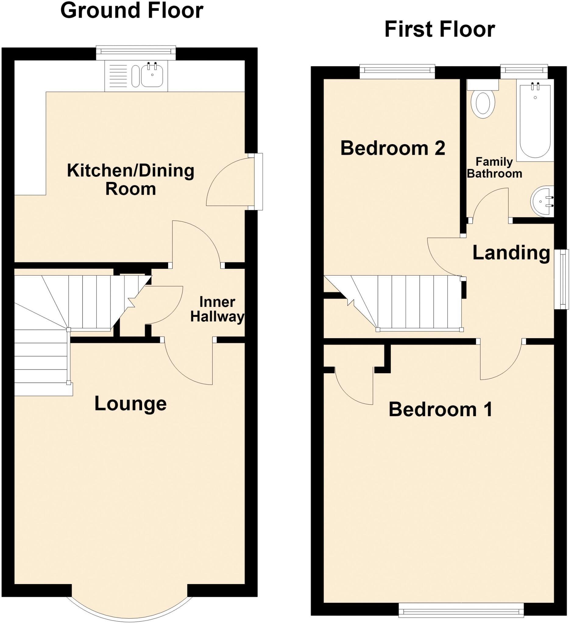 Kings Park, Scotland Gate, Choppington floorplan