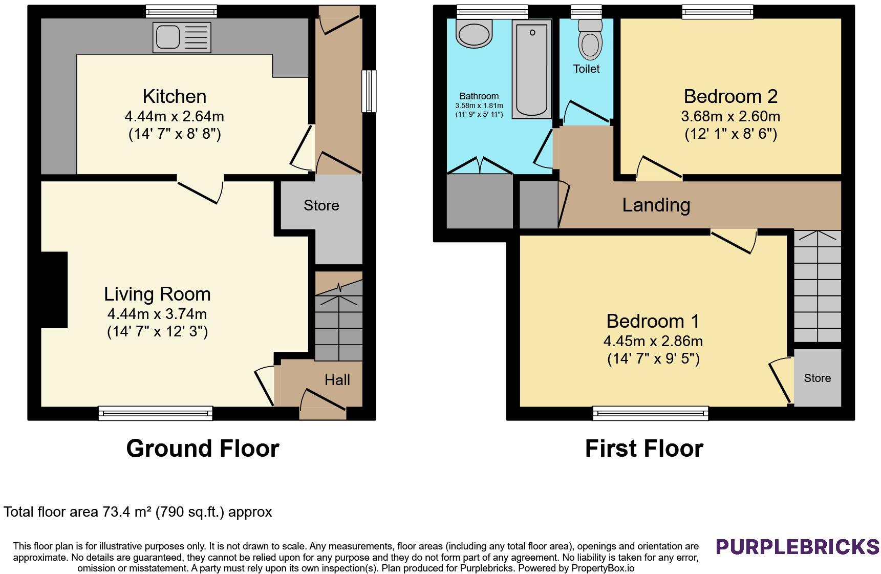 Coleridge Gardens, Lincoln, LN2 floorplan