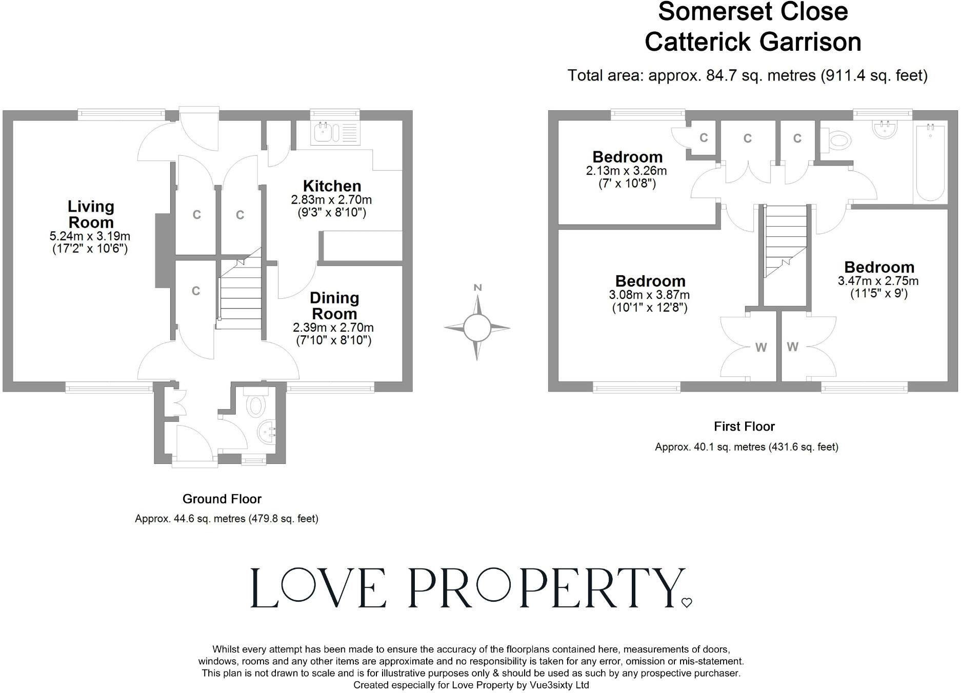Somerset Close, Catterick Garrison floorplan