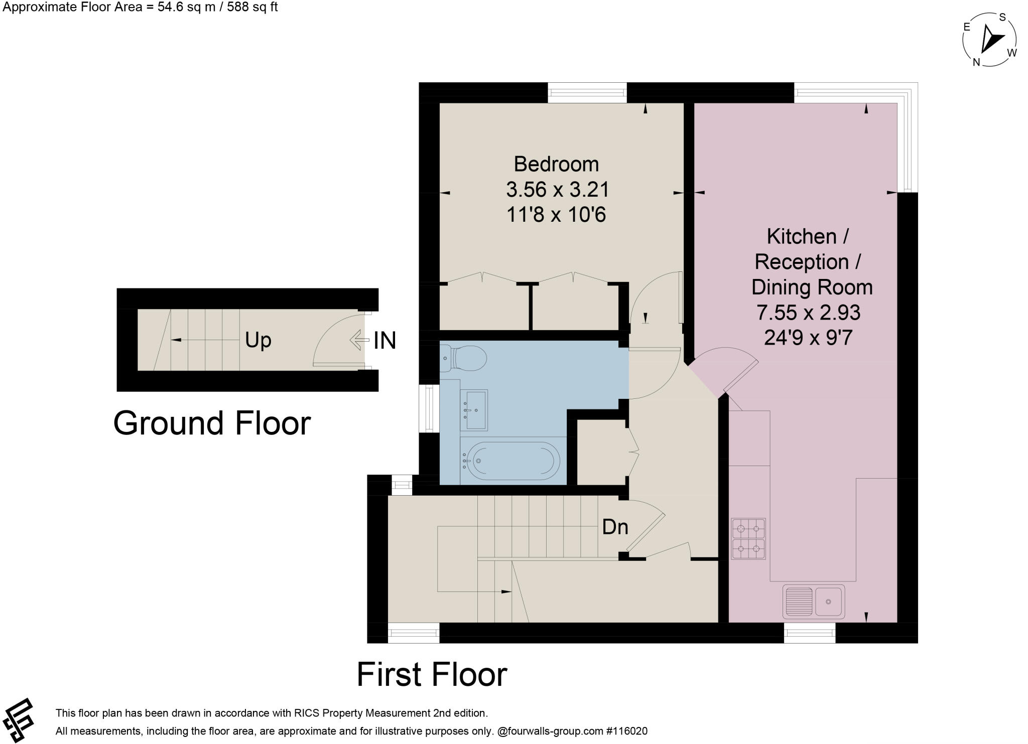 Effra Road, London, SW19 floorplan