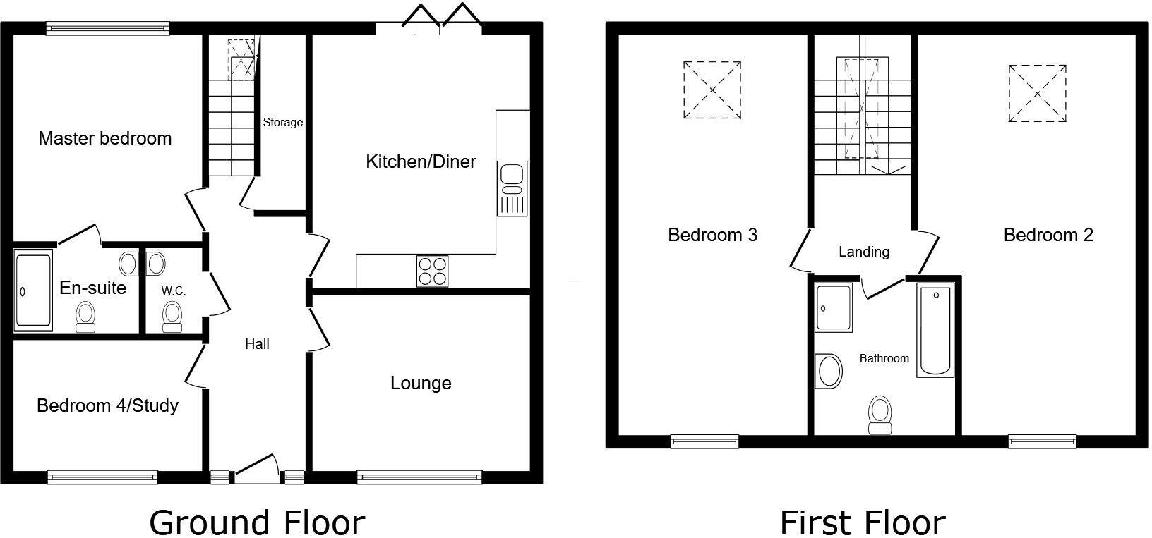 Micawbers Mews, Westbrook Close, Whipton, Exeter EX4 8BS floorplan