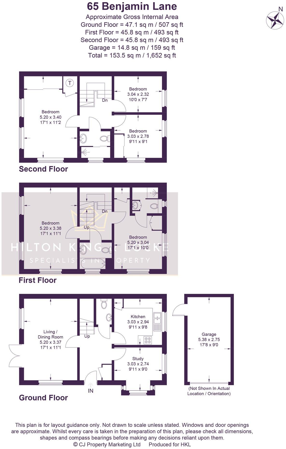 Benjamin Lane, Wexham, Slough, SL3 floorplan