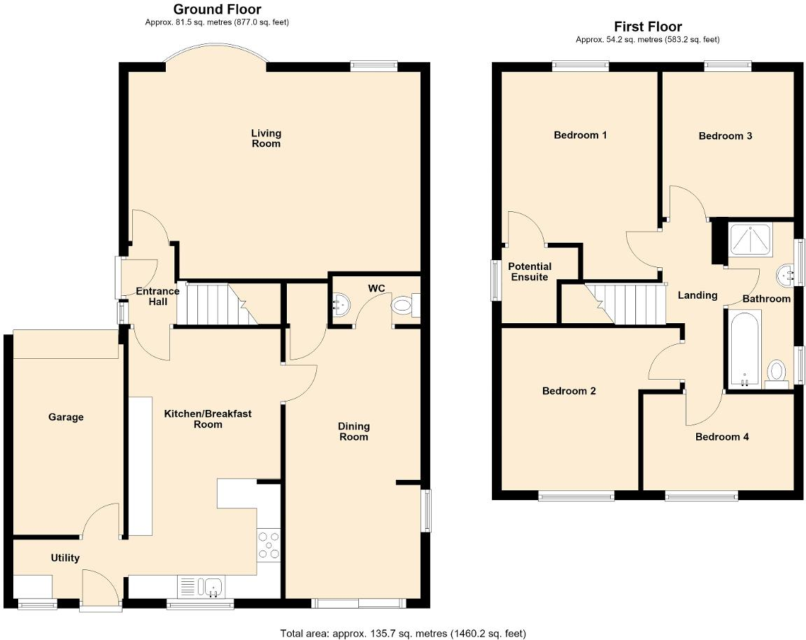 6, Temeside Close, Tenbury Wells, WR15 8UB floorplan