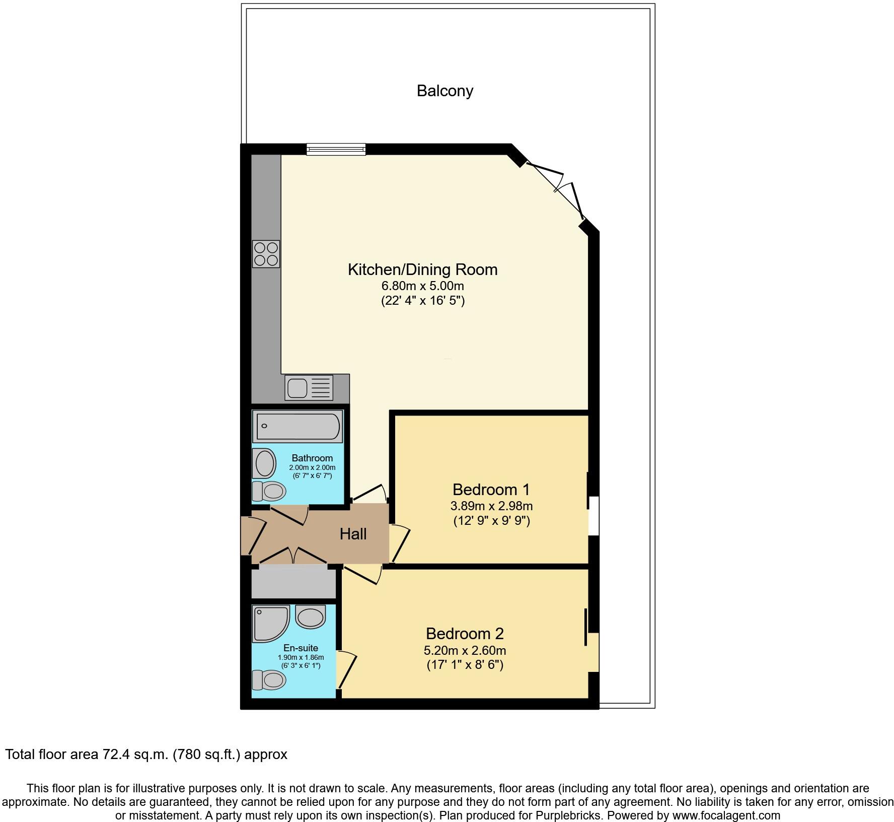 93 Clements Road, Ilford, IG1 floorplan