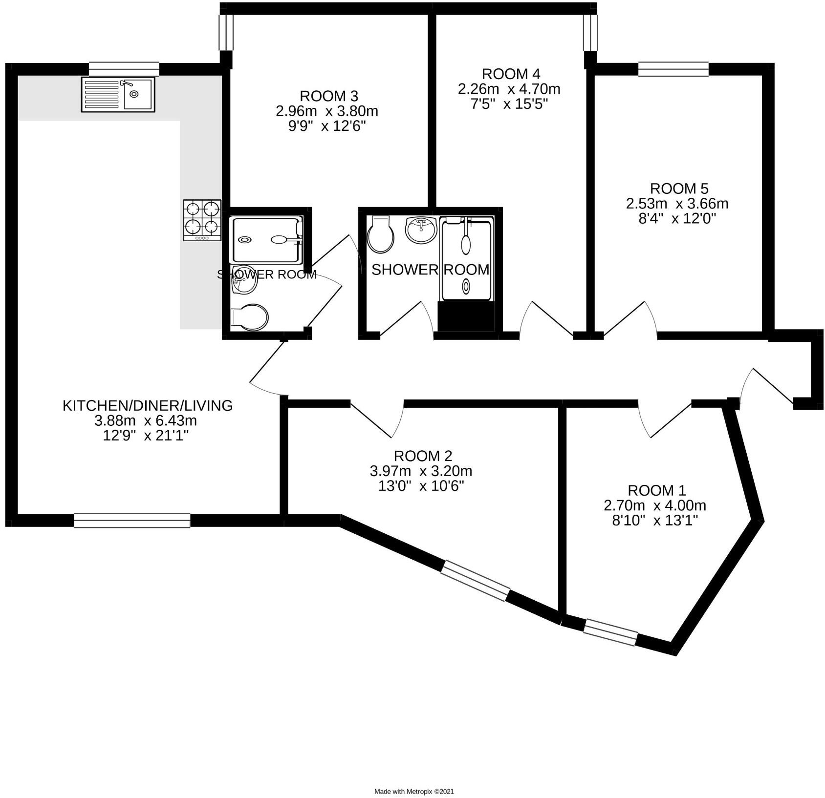 Little Paul Street, Bristol, BS2 floorplan