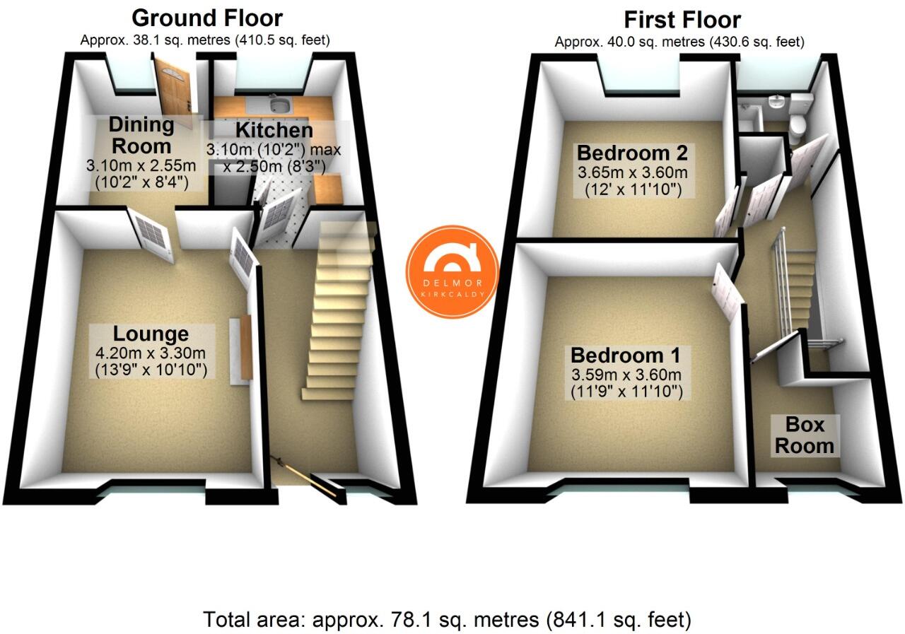 Orebank Terrace, Thornton, KY1 floorplan