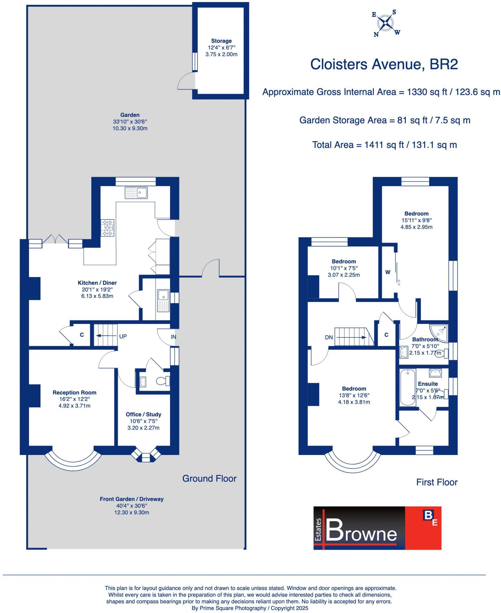 Cloisters Avenue,  Bickley, Bromley floorplan