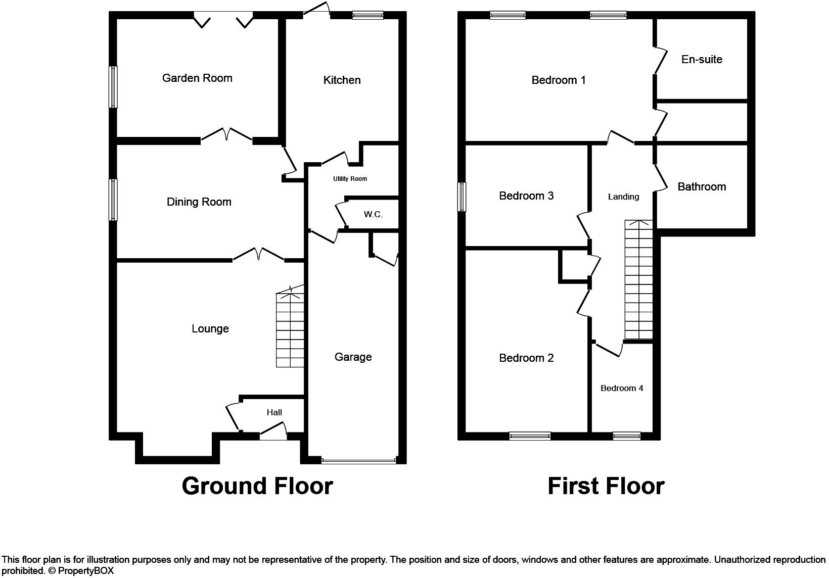 Penallta Villas, Ystrad Mynach floorplan