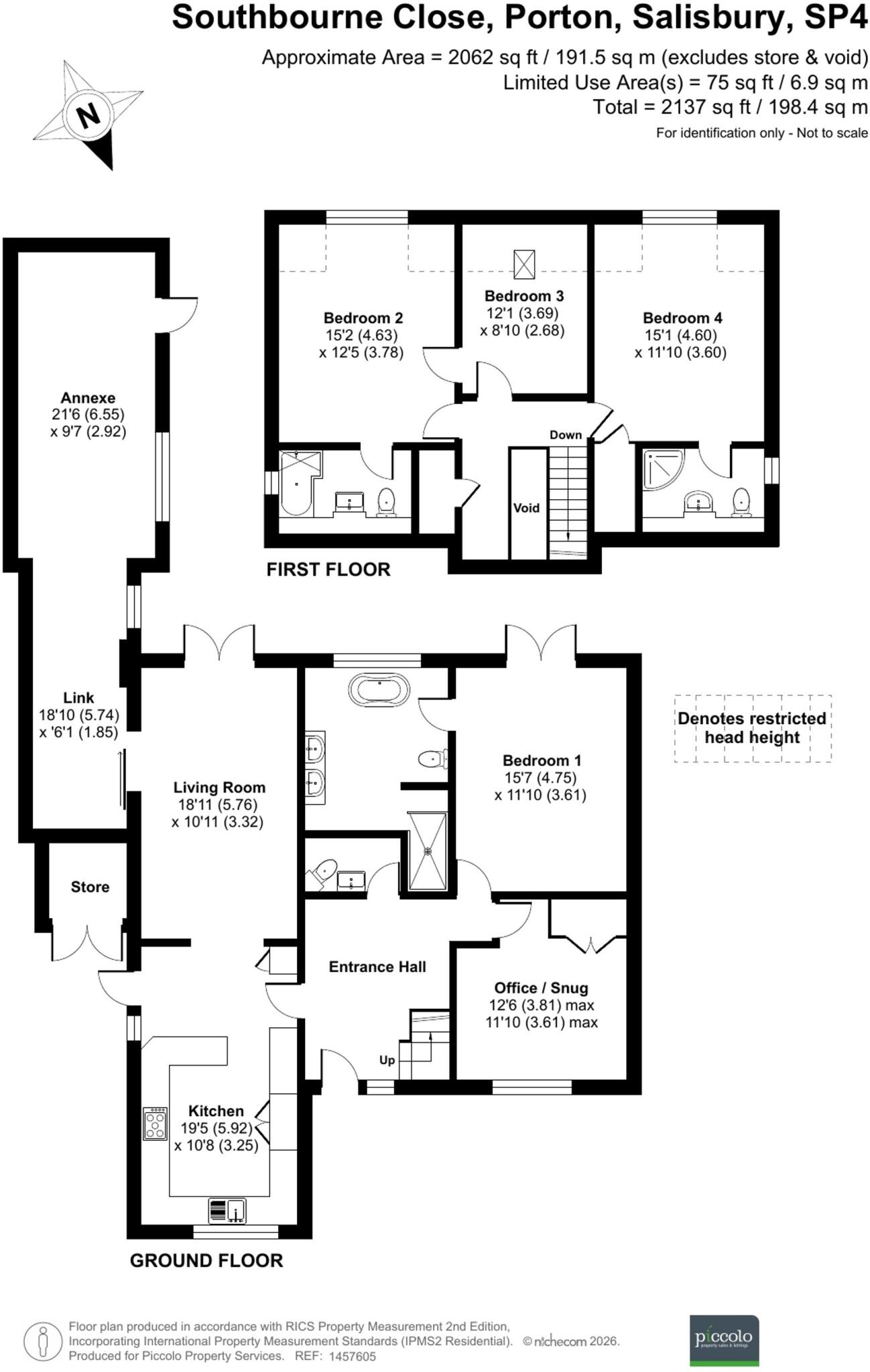 Southbourne Close, Porton, SP4 floorplan