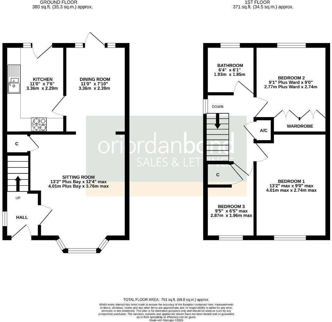 Rushy End, East Hunsbury, Northampton NN4 floorplan
