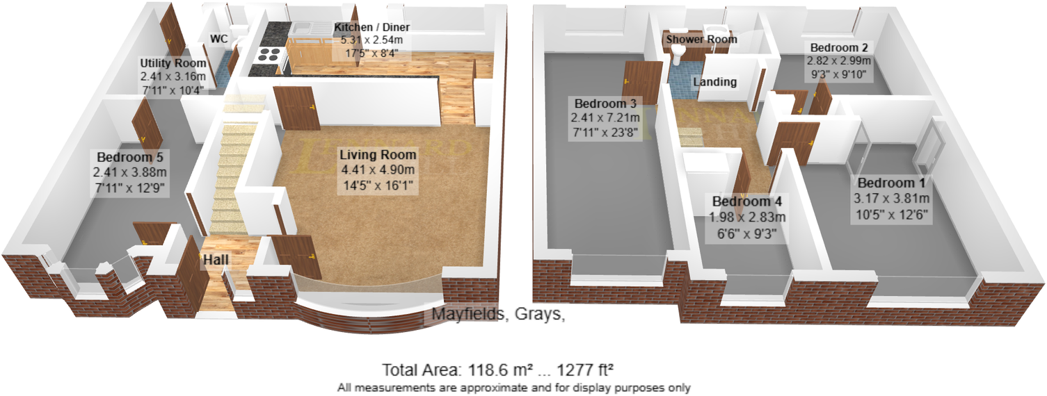 Mayfields, North Grays, RM16 2XL floorplan
