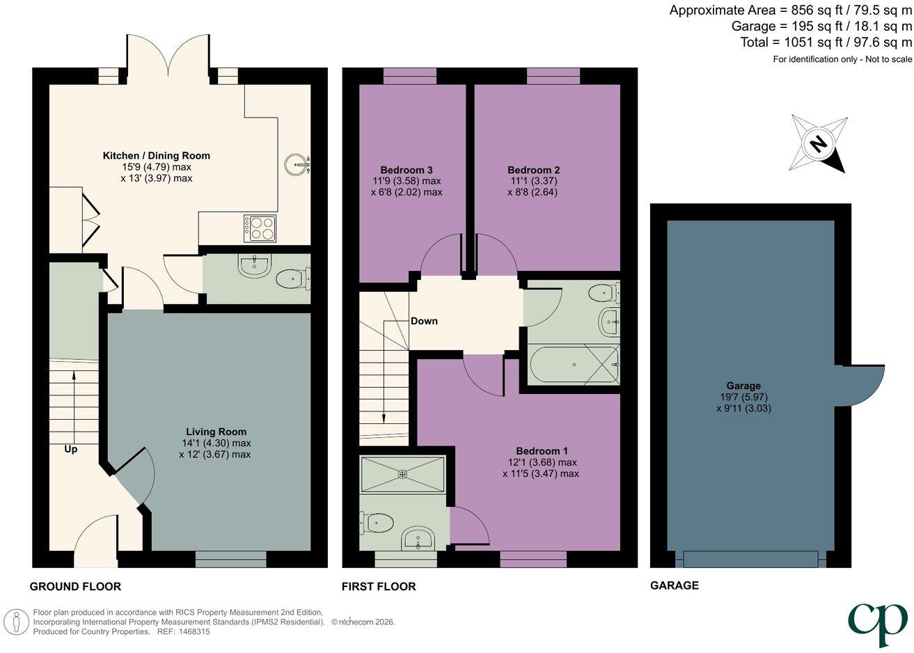 Juniper Mead, Stotfold, SG5 floorplan