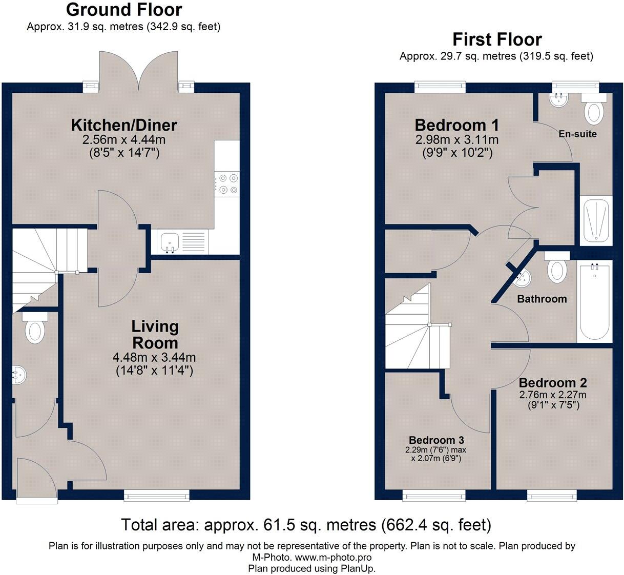 Hillfield Road, Oundle, Northamptonshire, PE8 floorplan