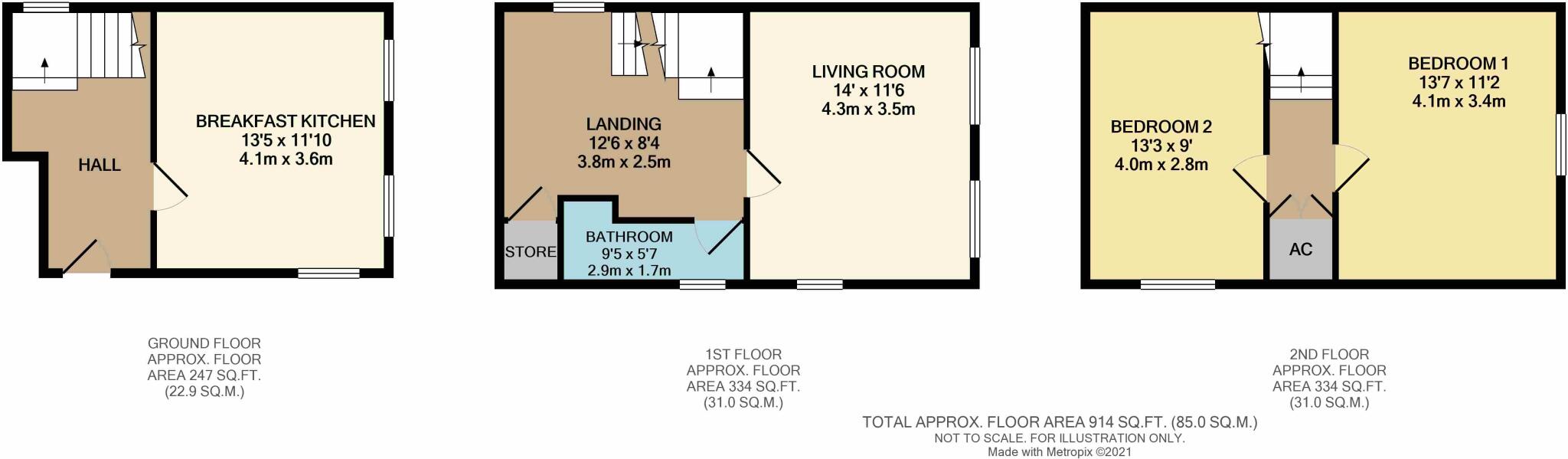 High Street, Bridgnorth, Shropshire floorplan