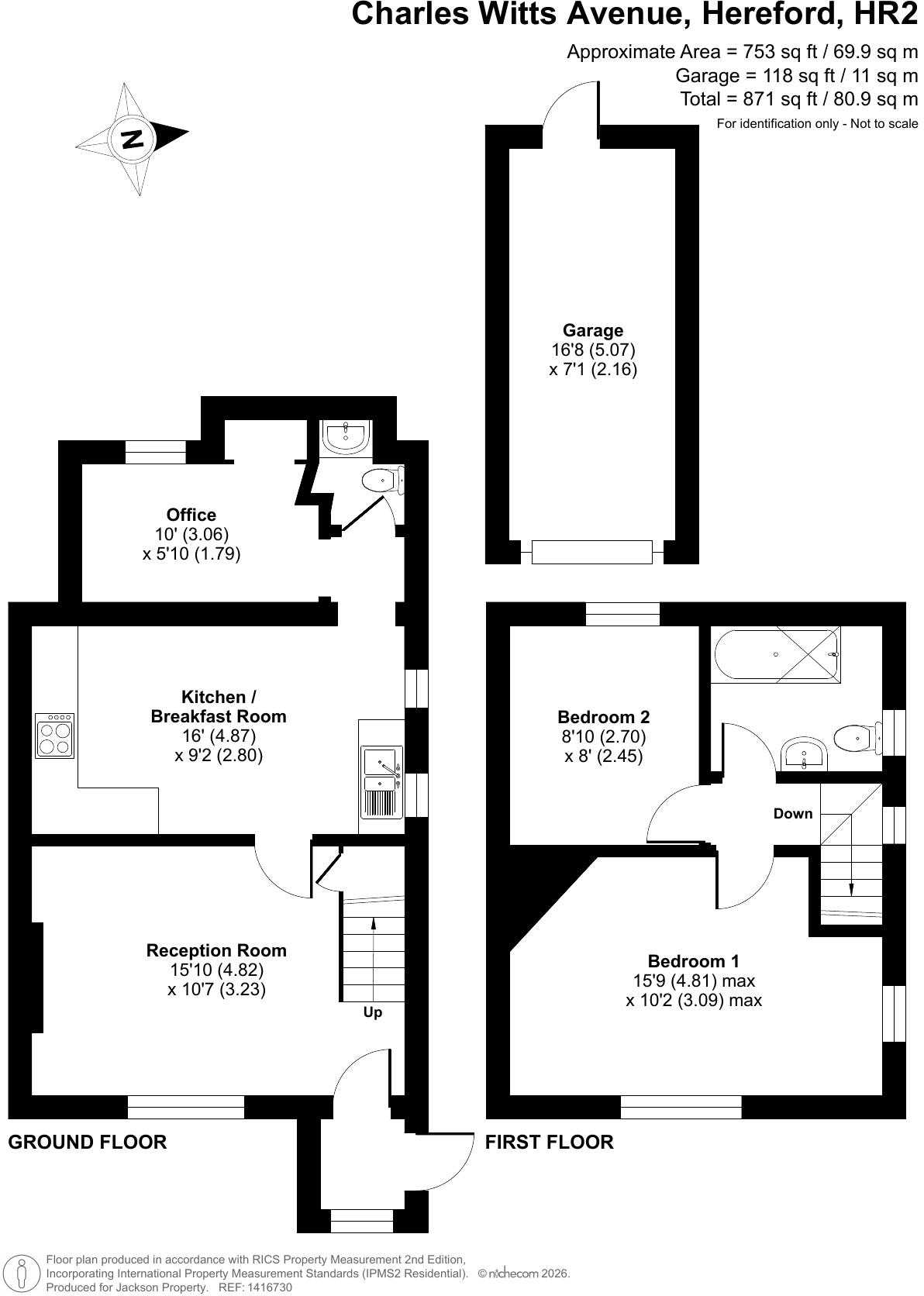 Charles Witts Avenue, Hereford, Herefordshire floorplan