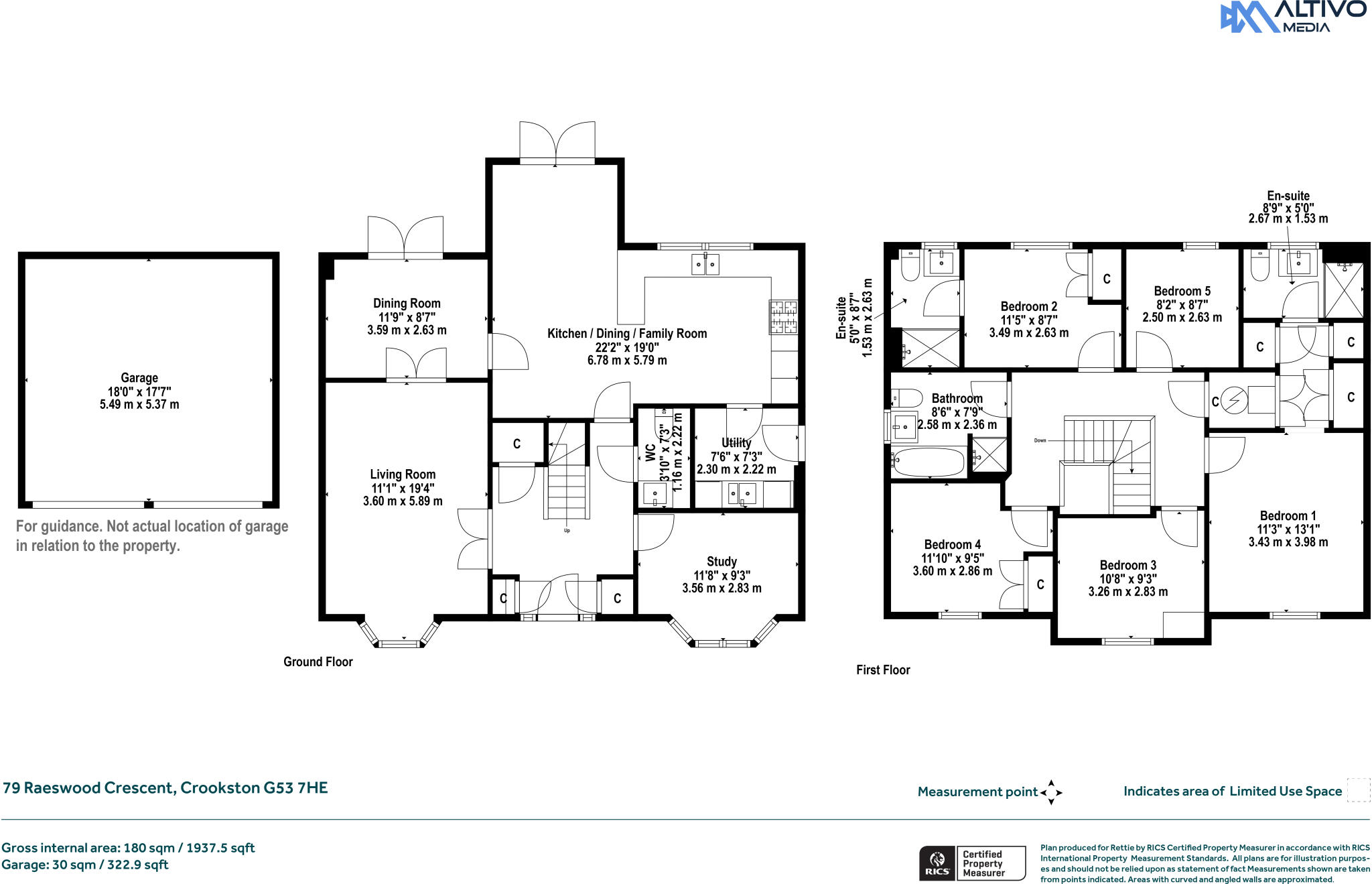 Raeswood Crescent, Crookston, Glasgow floorplan