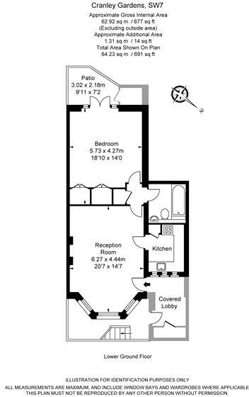 Cranley Gardens, South Kensington, London, SW7 floorplan