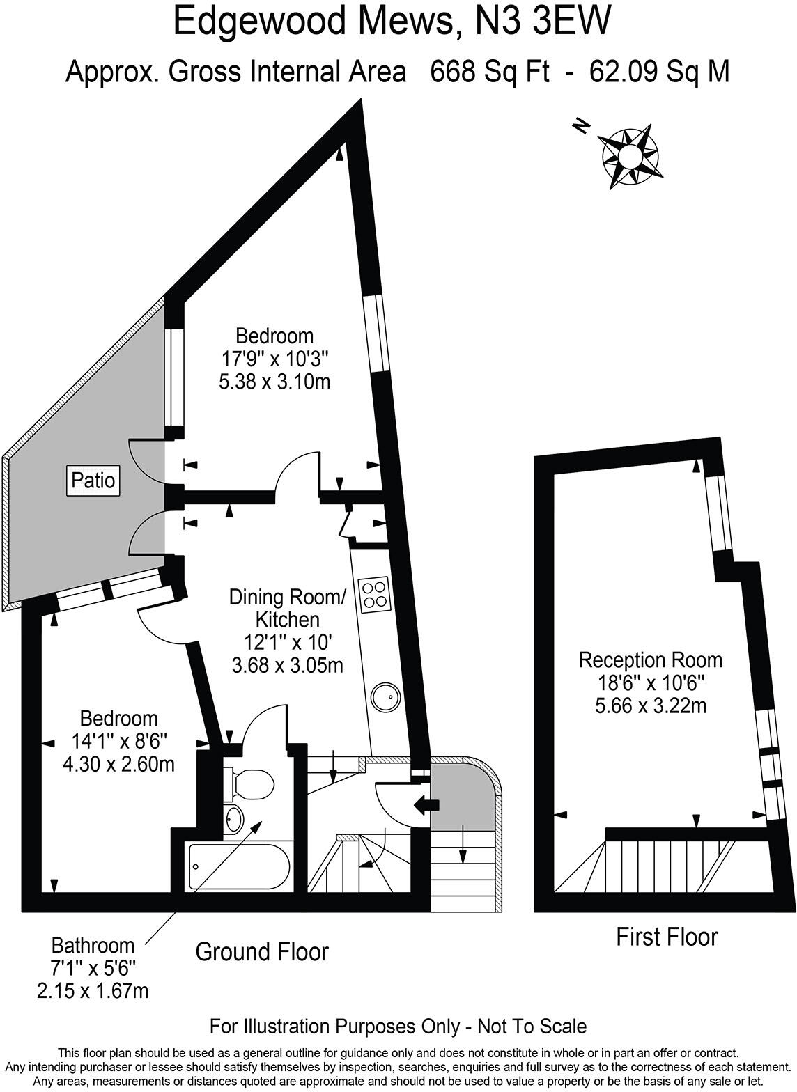 Edgewood Mews, London floorplan