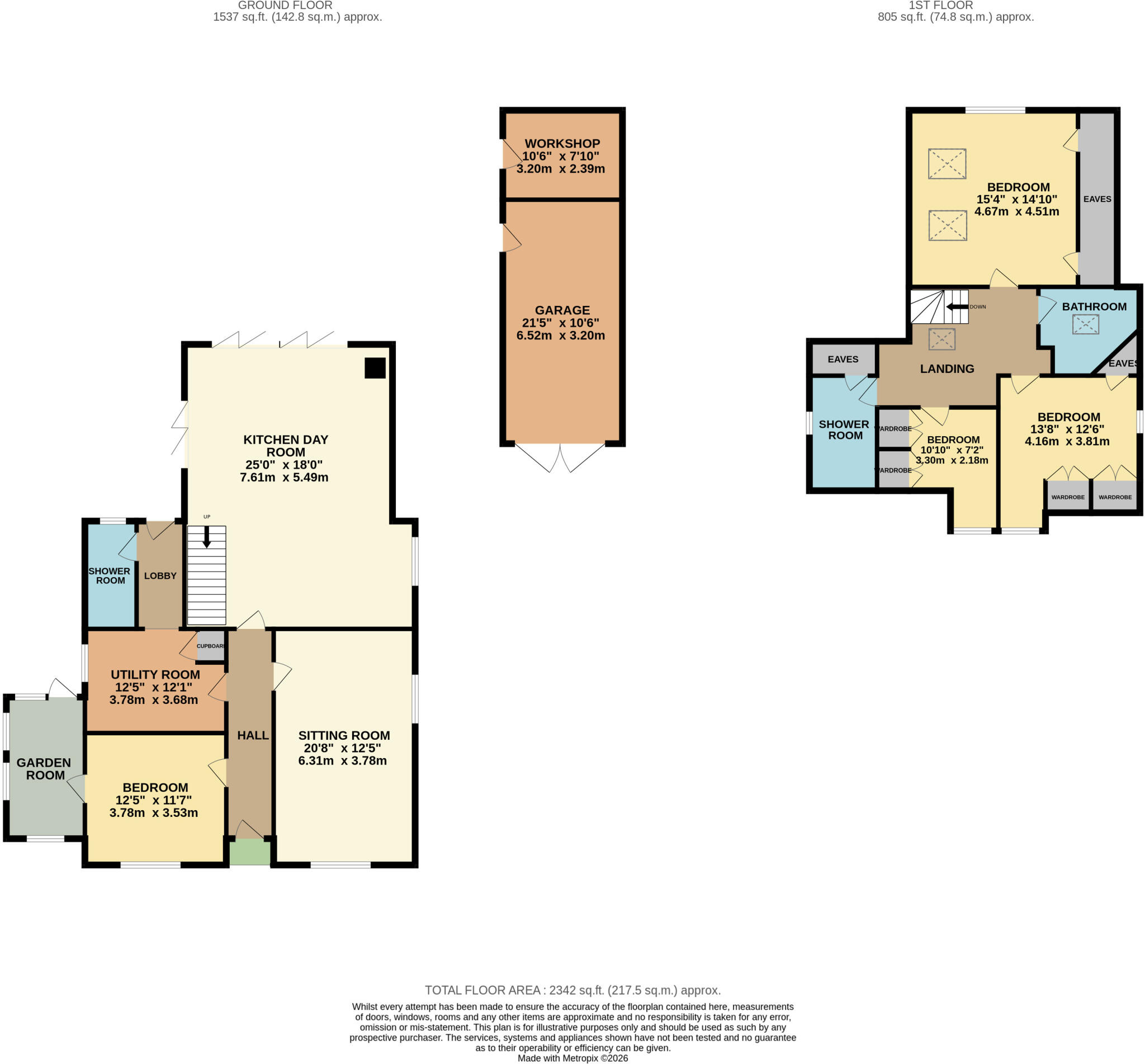 Park Road, Deeping St James, Peterborough, Lincolnshire, PE6 floorplan