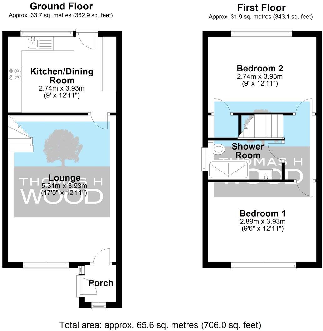 Epstein Close, Danescourt, Cardiff floorplan