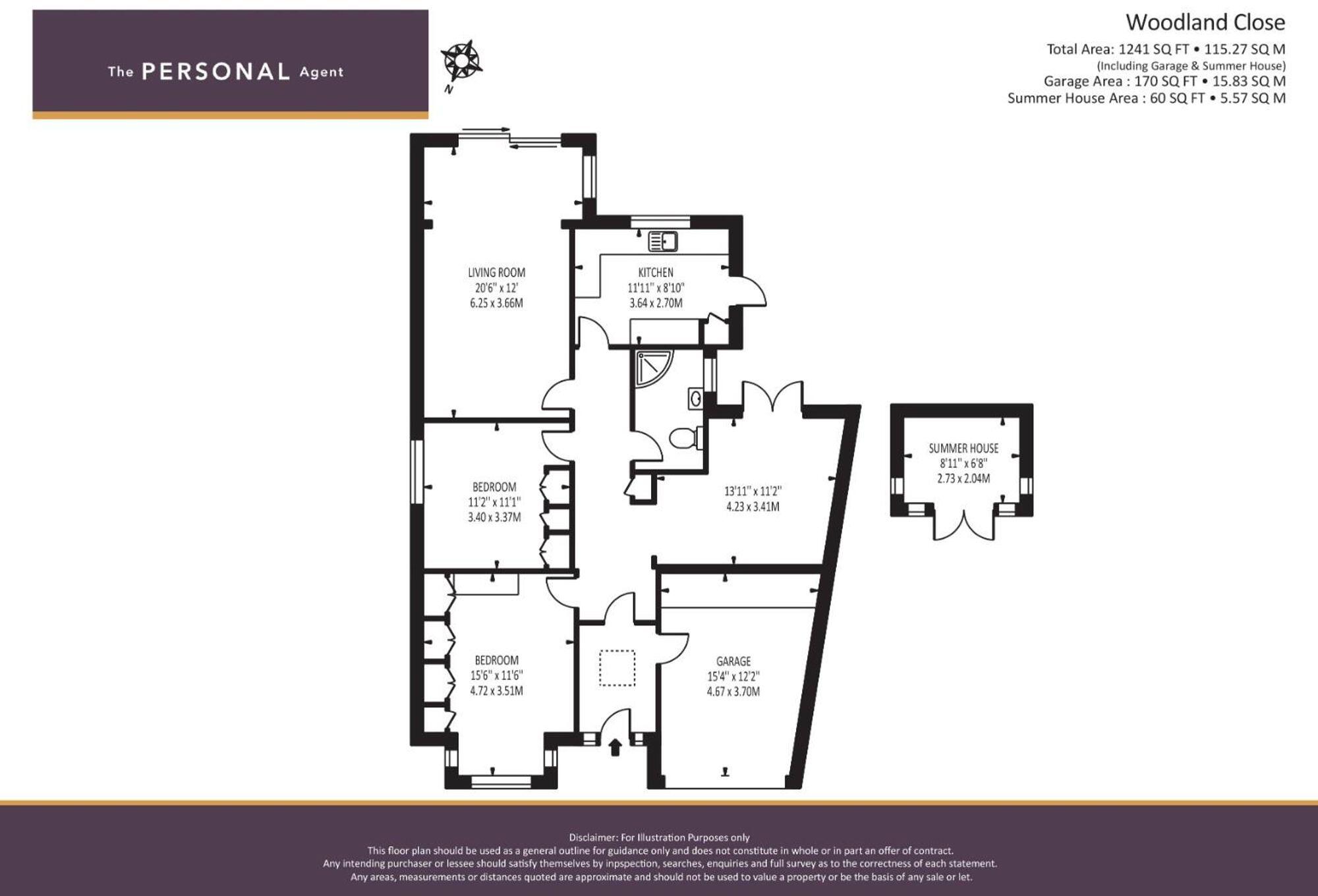 Woodland Close, Epsom, KT19 floorplan