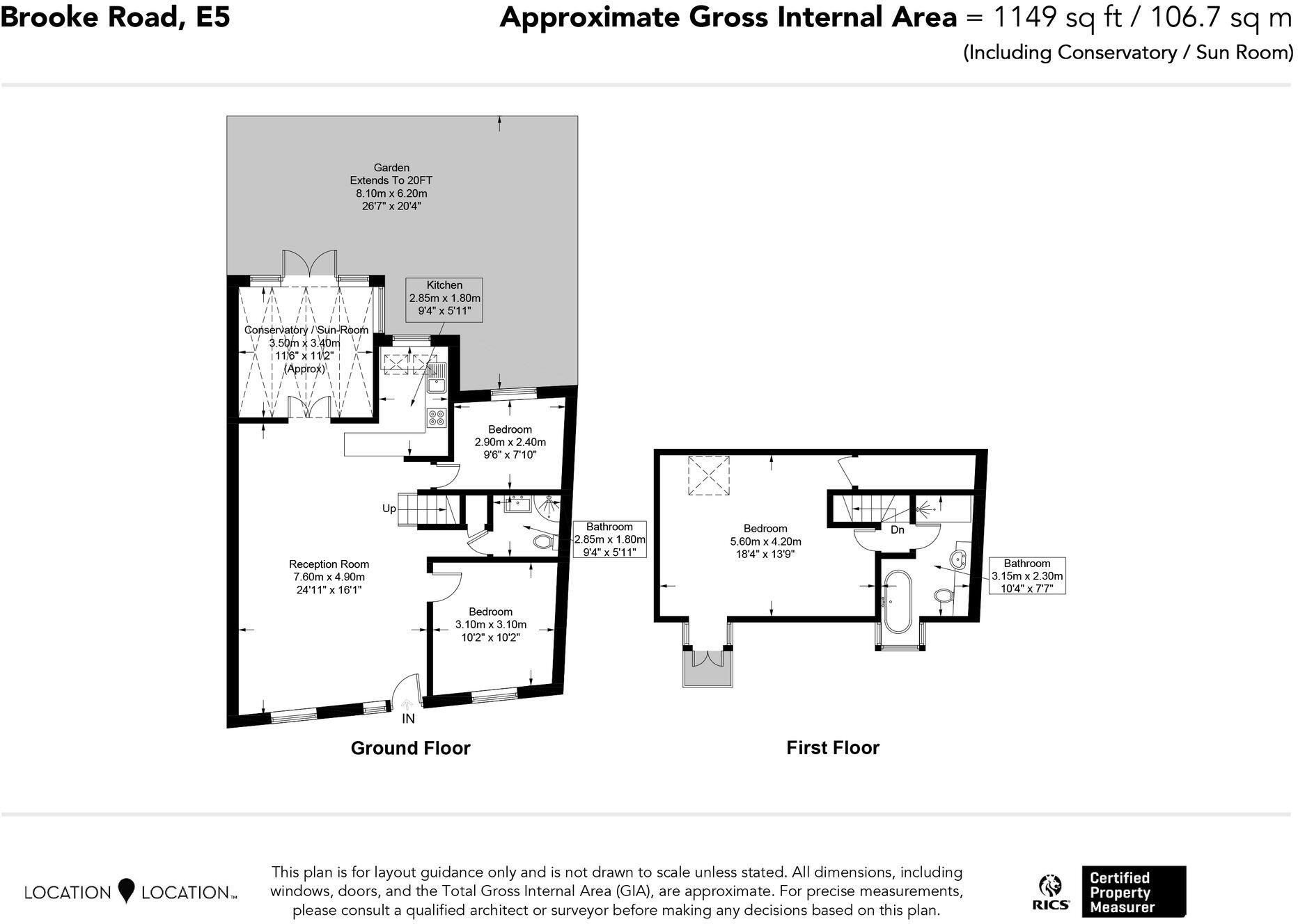 Brooke Road, London, E5 floorplan
