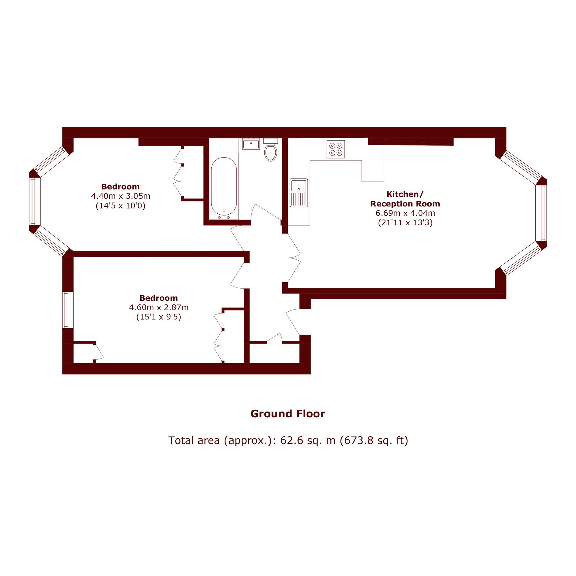 Sinclair Road, London floorplan