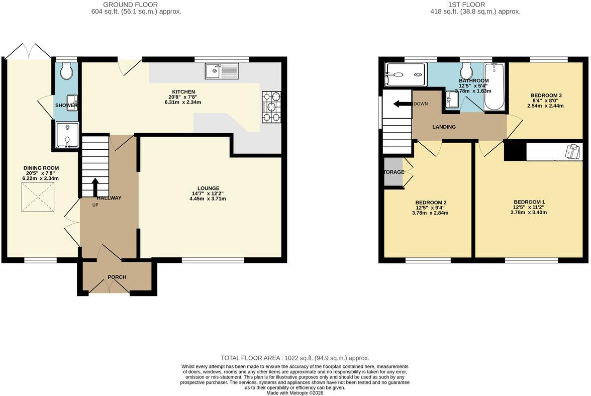 Barrington Road, Loughton, IG10 floorplan